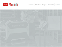 Tablet Screenshot of morellidesigners.com